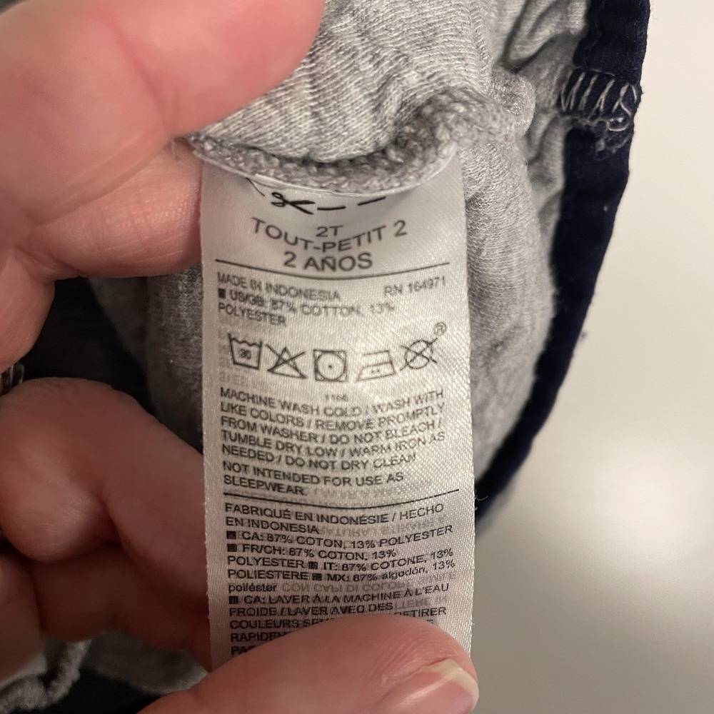 Janie And Jack Boys 2T Gray Quilted 1/2 Zip Sweatshirt - Picture 5 of 5